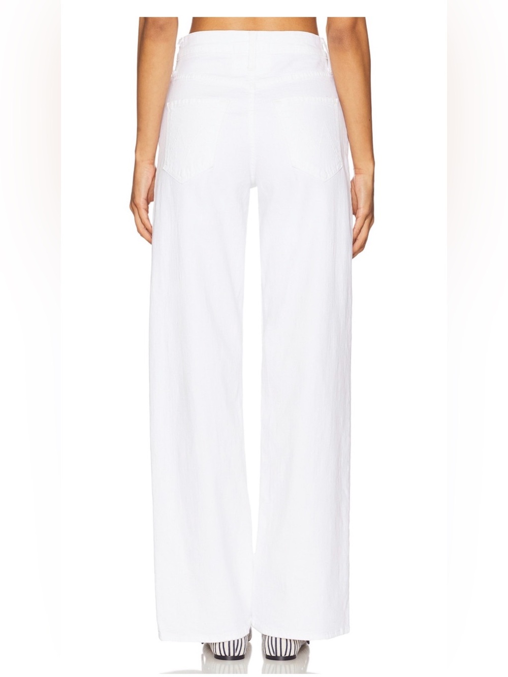 MOTHER Spinner Zip Sneak in Totally Innocent - Size 30